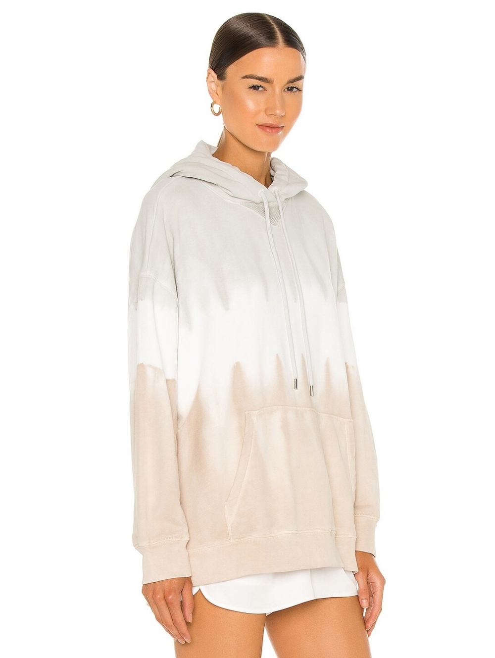 ATM Anthony Thomas Melillo Tie Dye Oversized Hoodie French Terry Medium / Large
